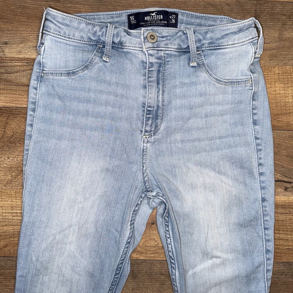 Hollister Curvy High Rise Jean Jegging Size 5S W 27 L 26